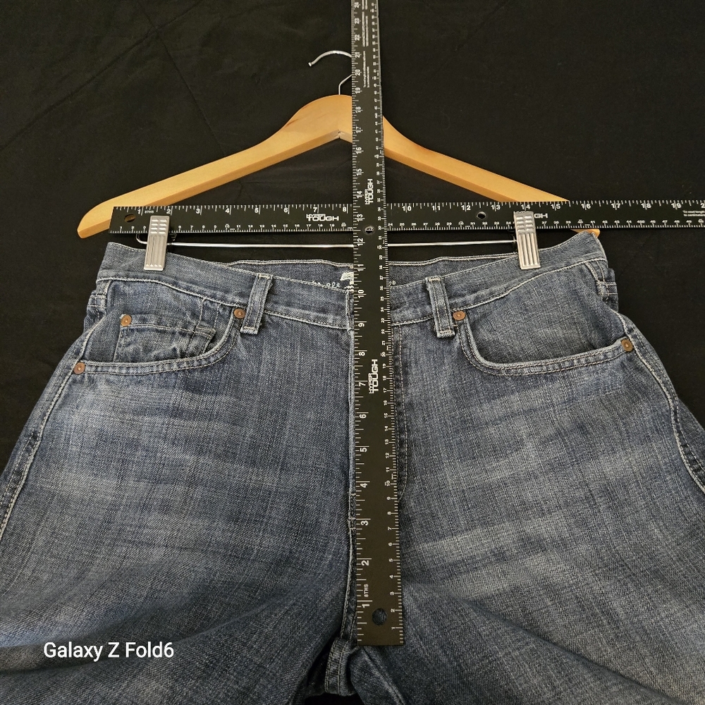 7 For All Mankind Men’s Relaxed Fit Jeans 32x32 Button Fly A Pocket T531061U USA - Picture 6 of 9